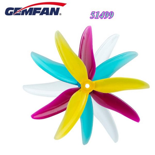 51499 GEMFAN HURRICANE DURABLE  TRI-BLADE PROPELLER (2CW 2CCW)
