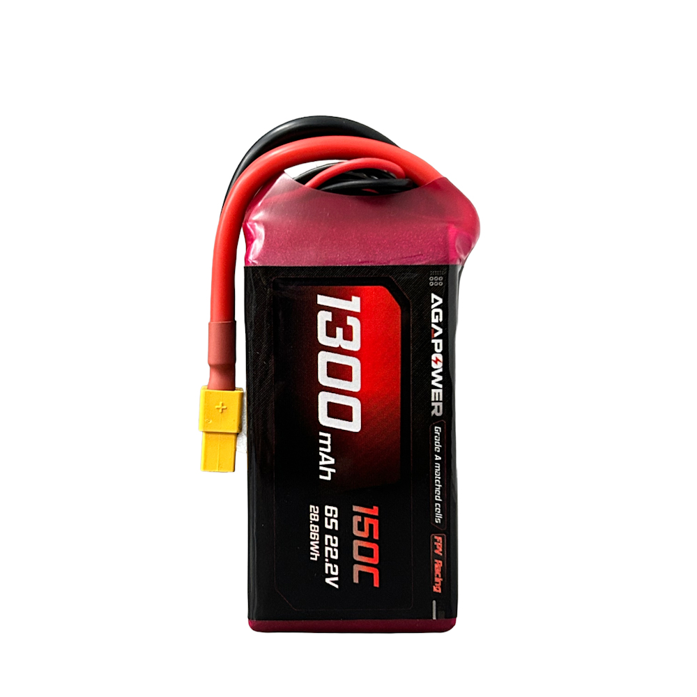 AGAPOWER 1300mah 22.2V 6s 150C LiPo Battery