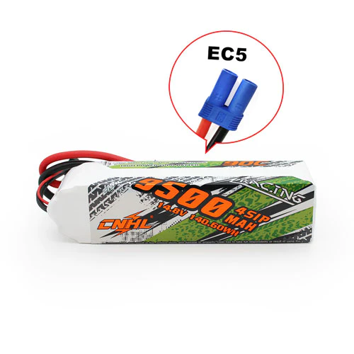 CNHL 9500mAh 14.8V 4S 90C Racing Series Lipo Battery (EC5)