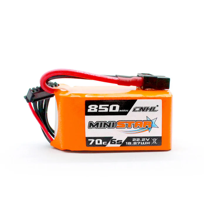CNHL MiniStar 850mAh 22.2V 6S 70C Lipo Battery