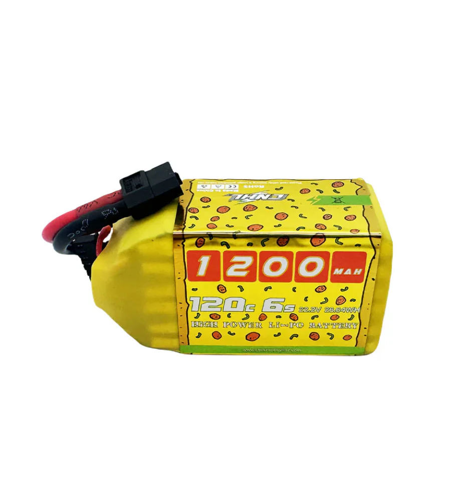 CNHL Speedy Pizza V2.0 1200mAh 22.2V 6S 120C Lipo Battery with XT60 Plug
