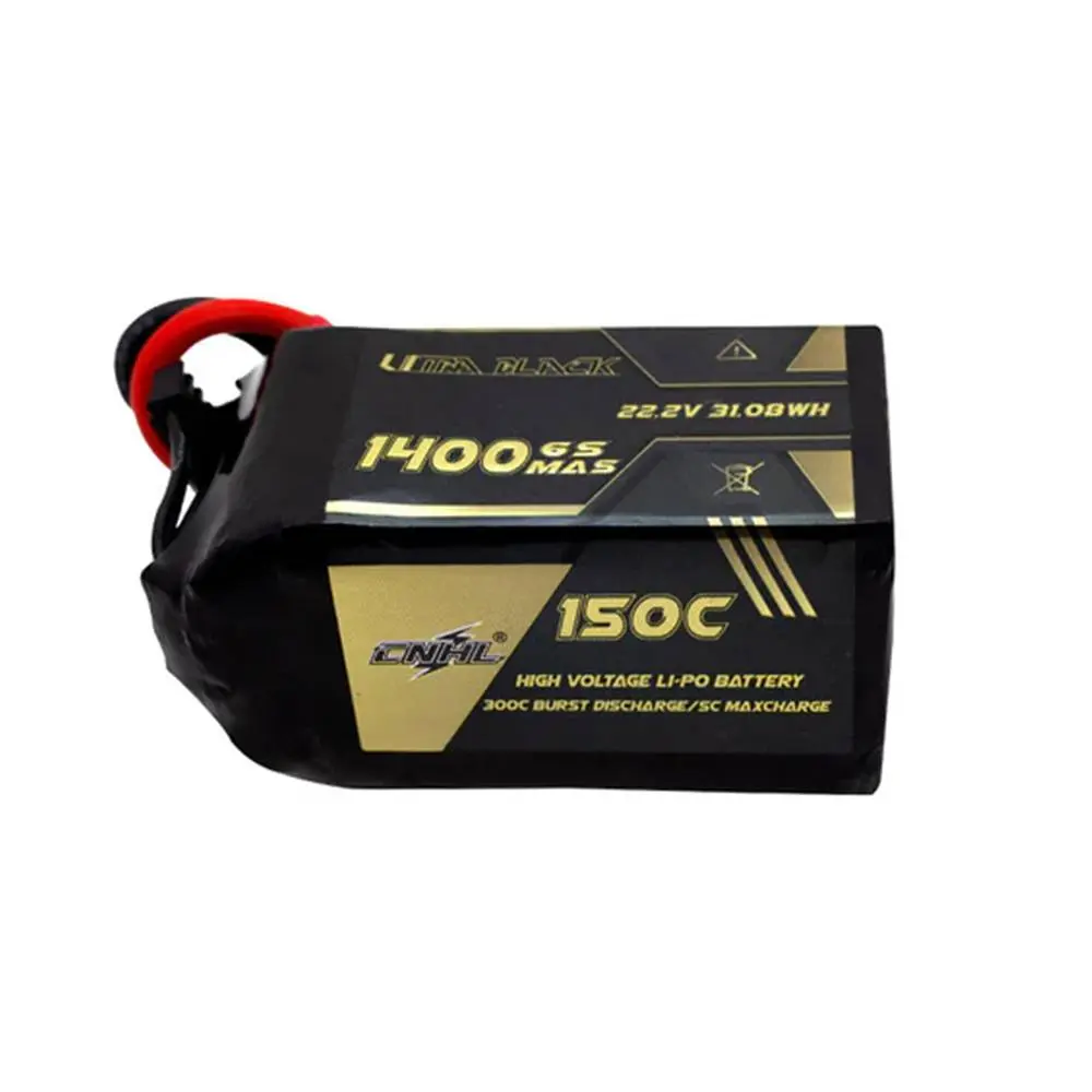 CNHL Ultra Black Series 1400mAh 150C 6S LiPo Battery – XT60