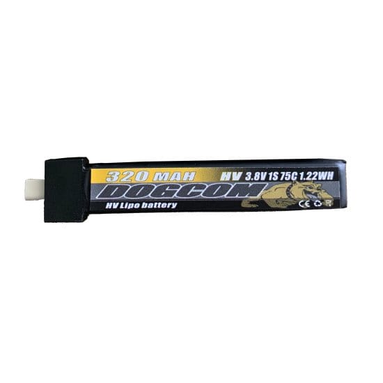 DOGCOM 320mAh 1S-4.35V HV 75C LIPO BATTERY-BT2.0