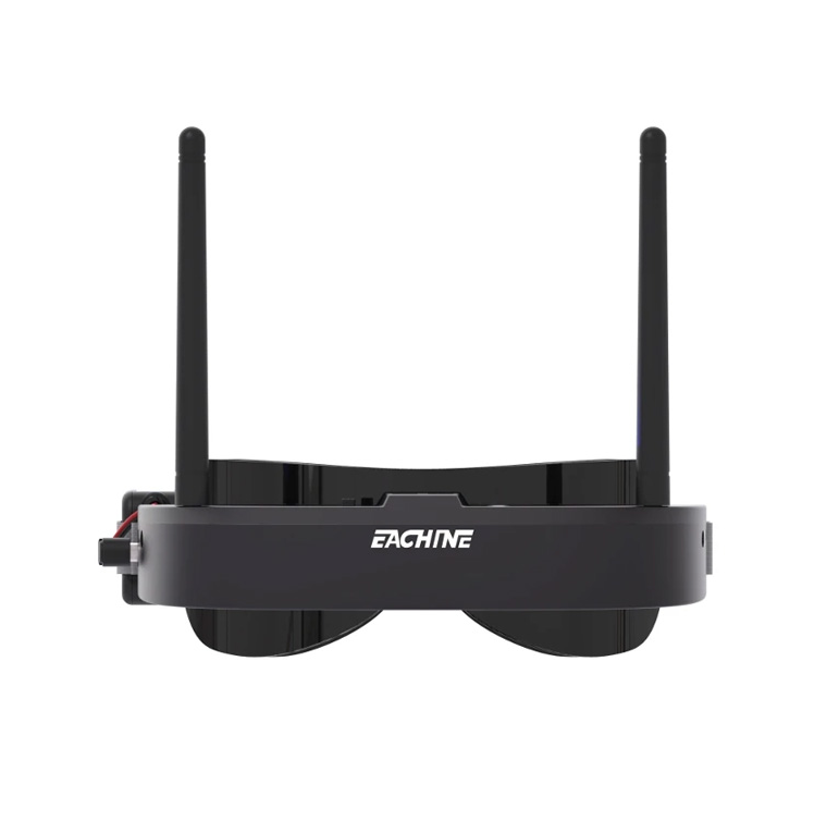 Eachine EV100 720*540 5.8G 72CH FPV Goggles With Dual Antennas Fan 7.4V 1000mAh Battery – Black