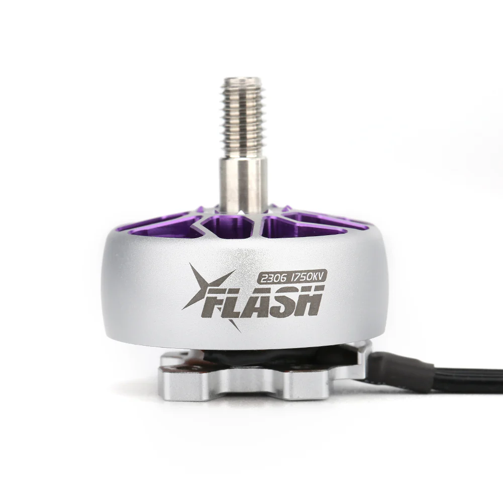 FlyFishRC Flash 2306 FPV Motor – Grey & Purple