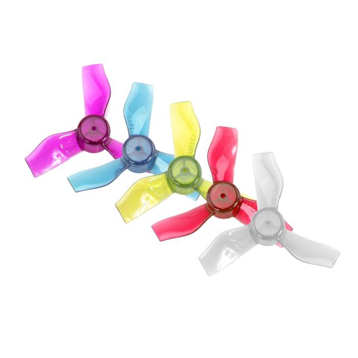 Gemfan 1219-3 31mm 3-Blade Whoop Propeller (1mm Shaft – Set of 8)