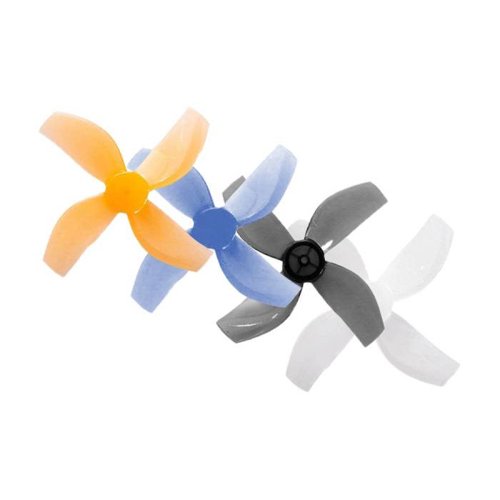 Gemfan 35mm 1.4″ 4-Blade Durable Propeller – 1mm Shaft (Set of 8)