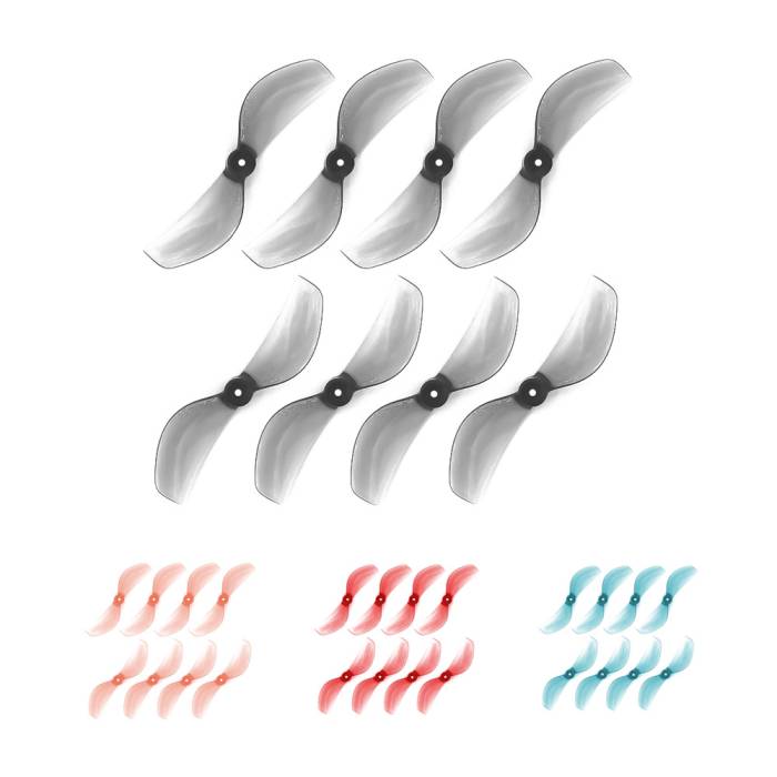 Gemfan 45mm 2-Blade Polycarbonate Propeller (Set Of 8) – 1mm/1.5mm