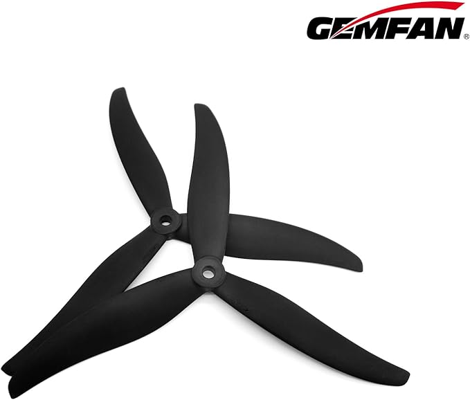 Gemfan 7037 Reinforced Glass Fiber Nylon Propellers 7 Inch 3 Blades Props for Cinelifter FPV or Macroquad Drones