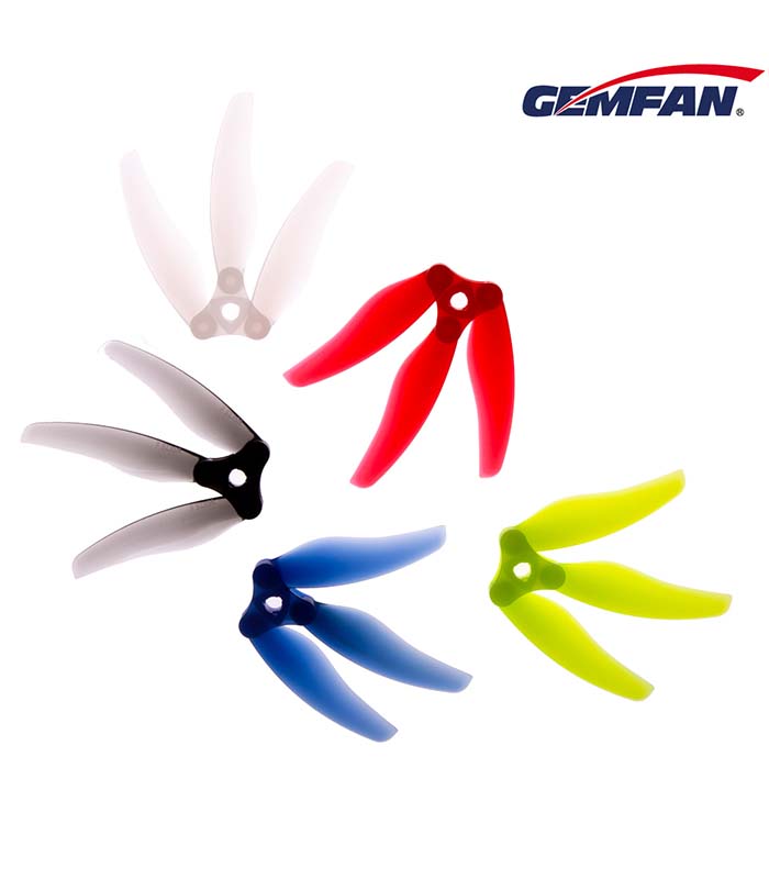 Gemfan Floppy Proppy 5135 Foldable Tri-Blade 5″ Prop 4 Pack