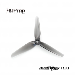 HQProp R38 HeadsUp Racing 5.1×3.8×3 Propeller(Set of 4-Grey)