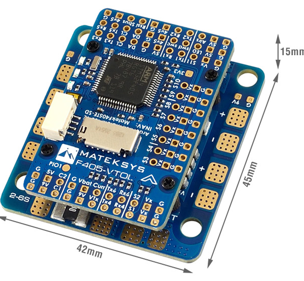 MATEKSYS F405-VTOL FLIGHT CONTROLLER