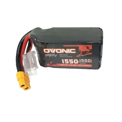 OVONIC 1550mAh 150C 4S1P LiPo Battery with XT60 Plug