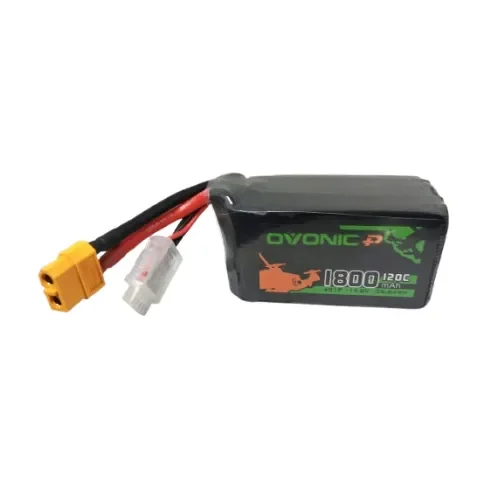 OVONIC 1800mAh 120C 6S1P LiPo Battery with XT60 Plug