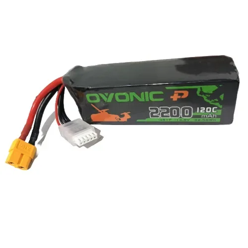 OVONIC 2200mAh 120C 4S1P LiPo Battery with XT60 Plug