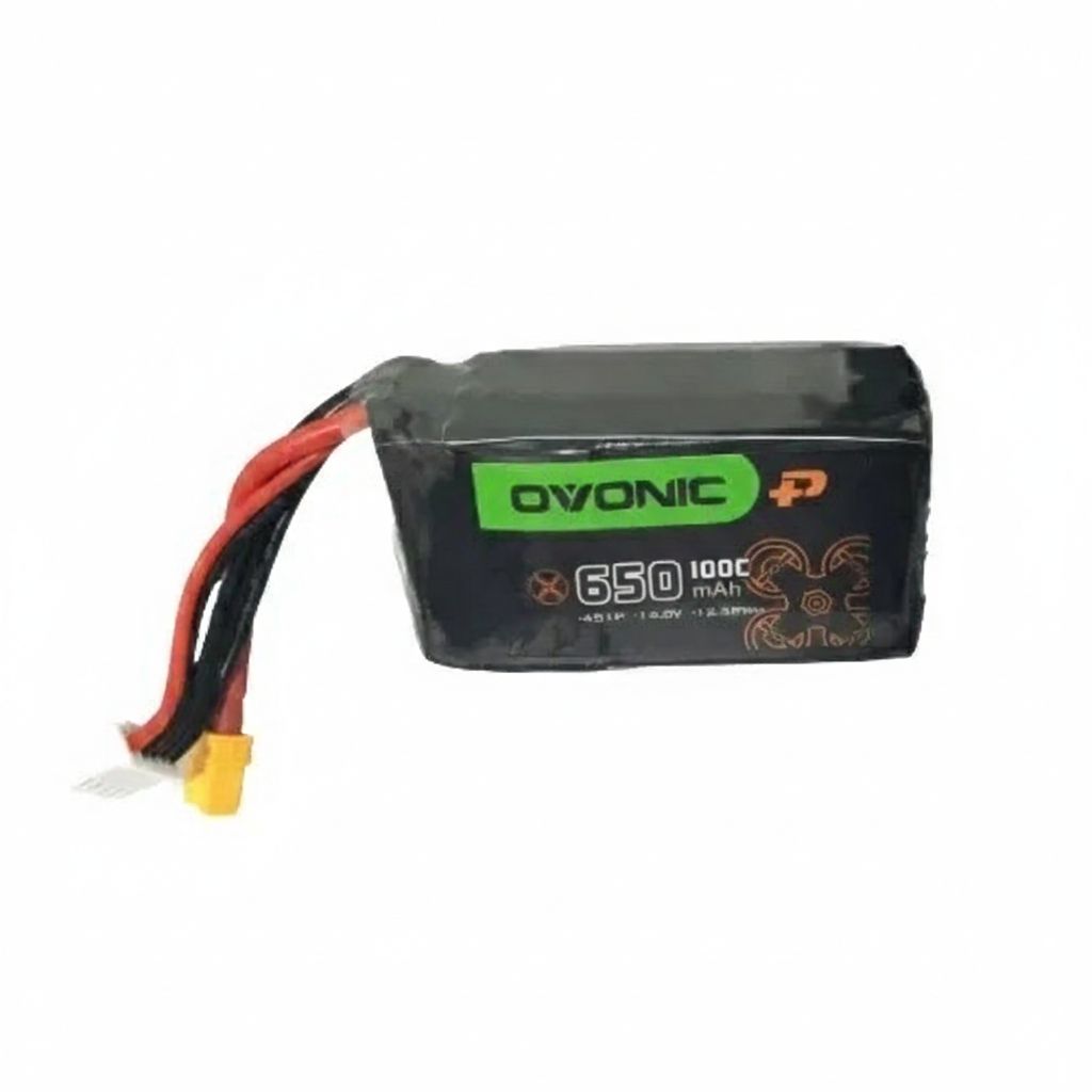 OVONIC 650mAh 100C 4S1P LiPo Battery with XT30 Plug