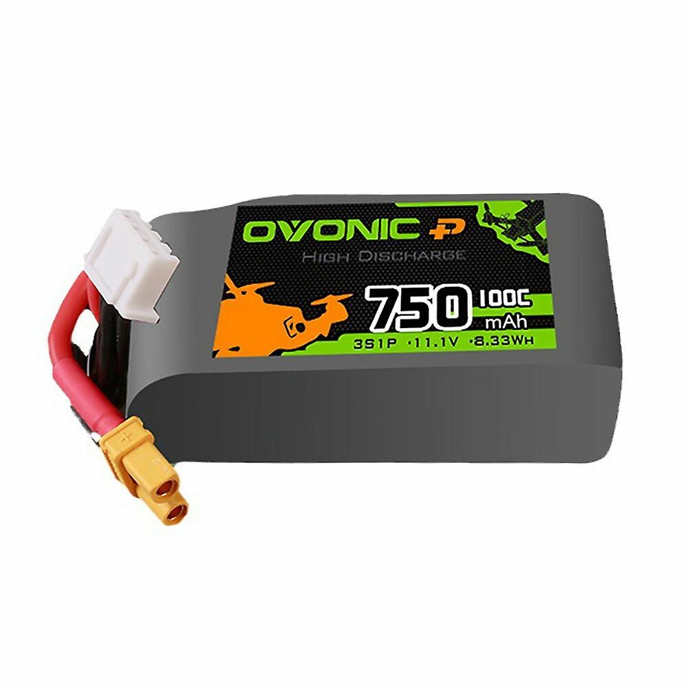 Ovonic 11.1V 750mAh 100C 3S LiPo Battery XT30 Plug