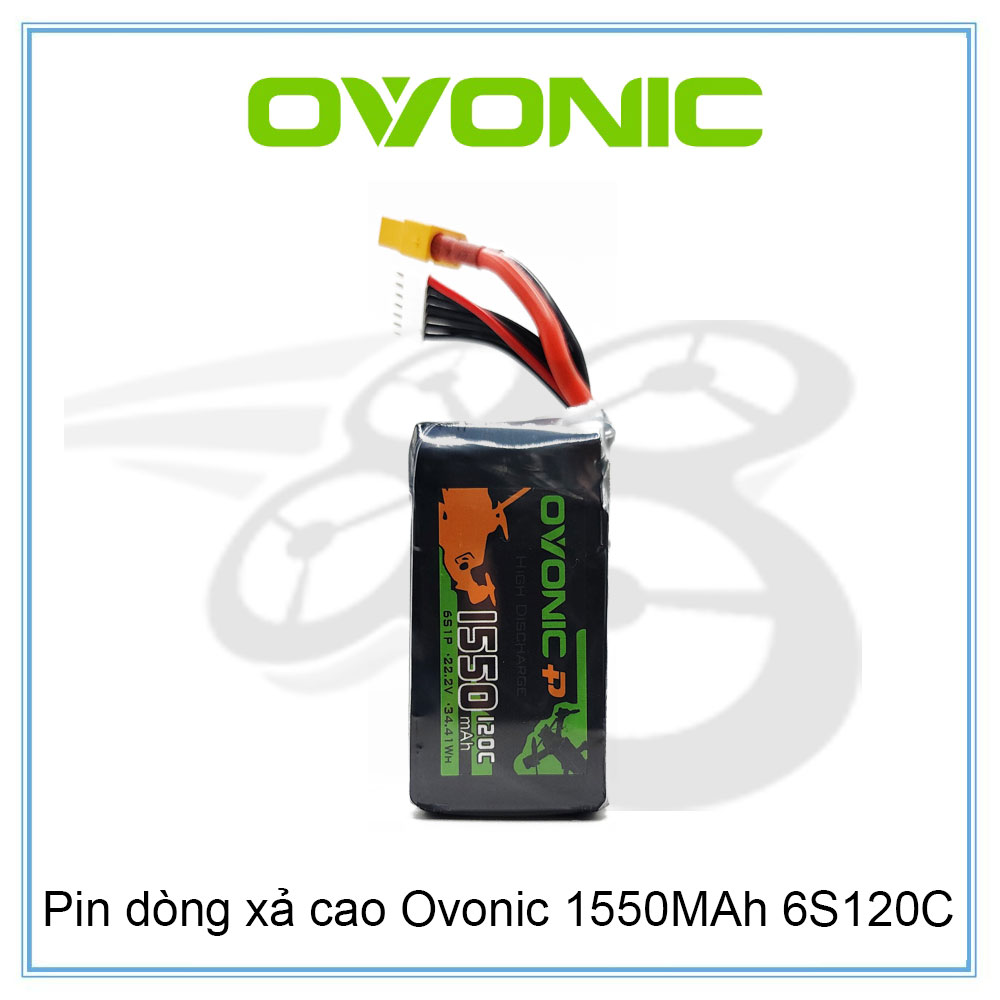 Ovonic 1550MAh 6S 120C LiPo battery XT60 Plug