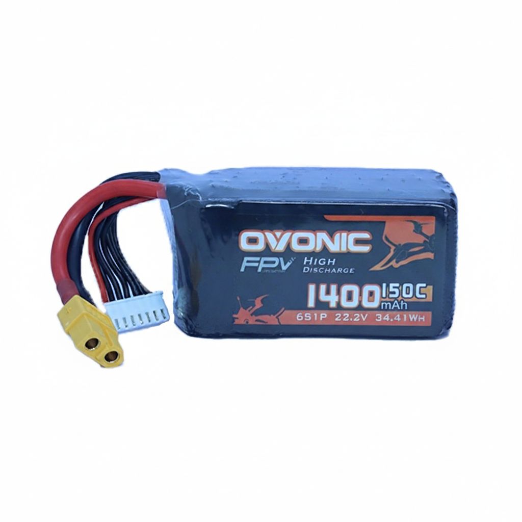 Ovonic 6S 1400mAh 150C 22.2V LiPo Battery with XT60 Plug