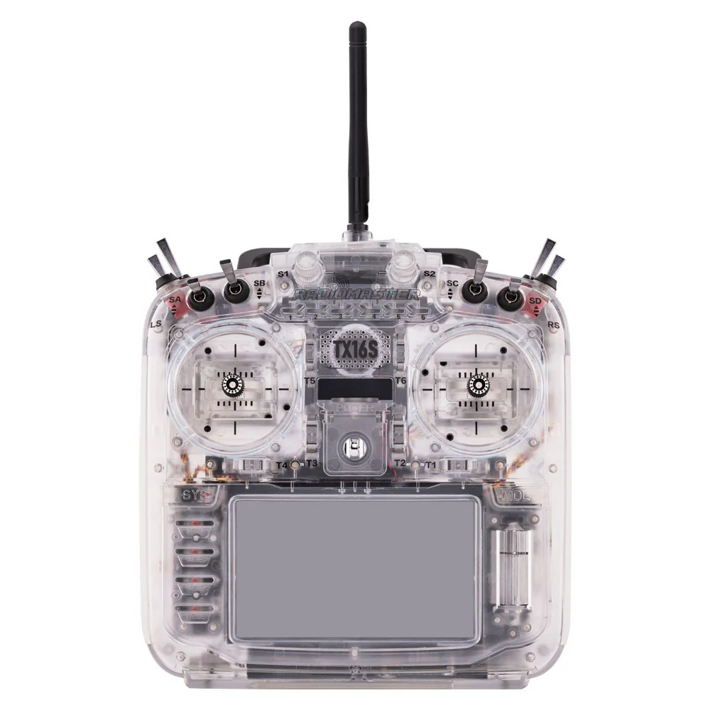 RadioMaster TX16S MKII Radio Transparent RGB Version ELRS