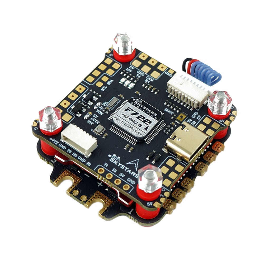 SkyStars Fly Stack - F722 HD Pro 4 FC + KM60 60A BLHeli_32 ESC - 30x30